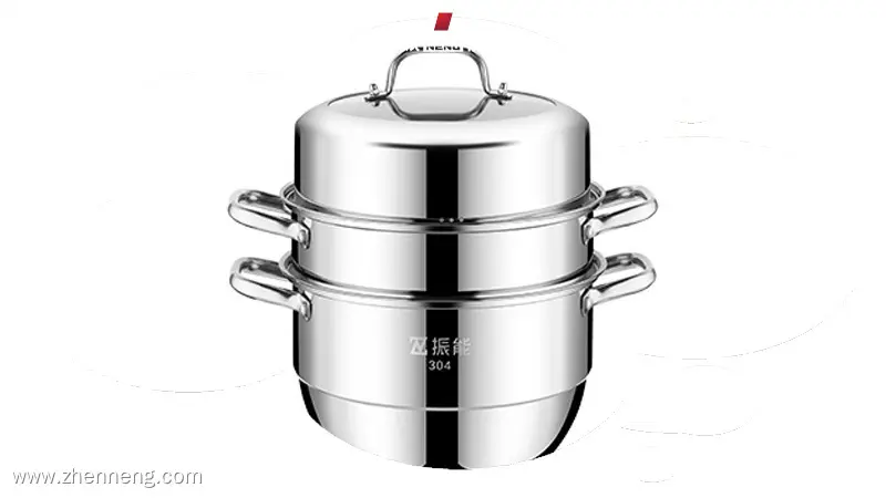28厘米三层不锈钢蒸笼 - 优质厨房用具 1