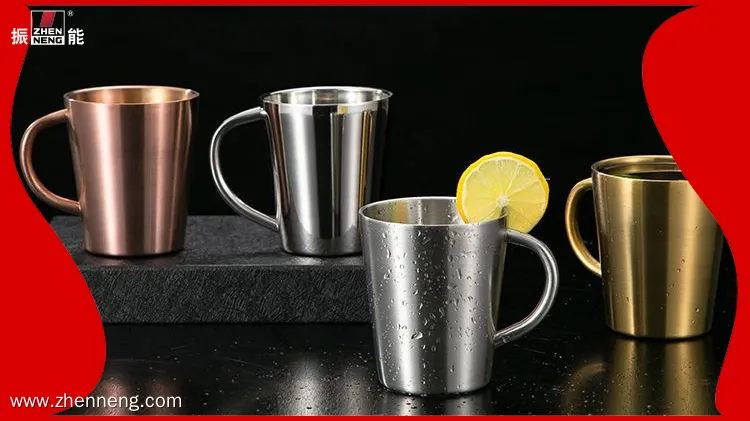 Stainless Steel Double Wall Tea Cup with Handle1 1