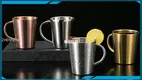 Stainless Steel Double Walled Travel Mug with Handle 1