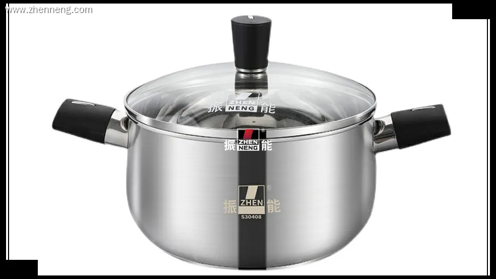 Stainless Steel Casserole Pot with Bakelite Handles & Lid Knot: Quality Cookware 1