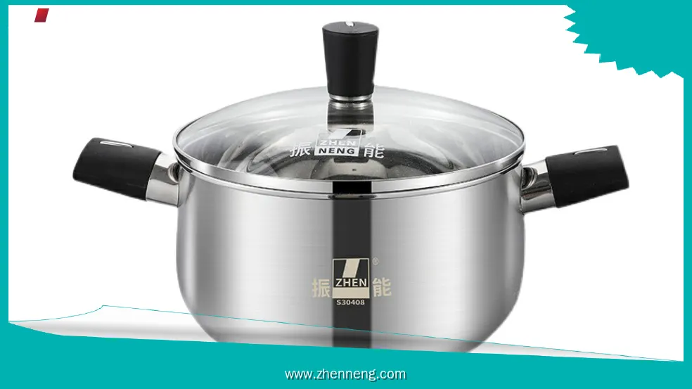 Stainless Steel Deep Casserole Pot with Bakelite Handles - Quality and Durability 1