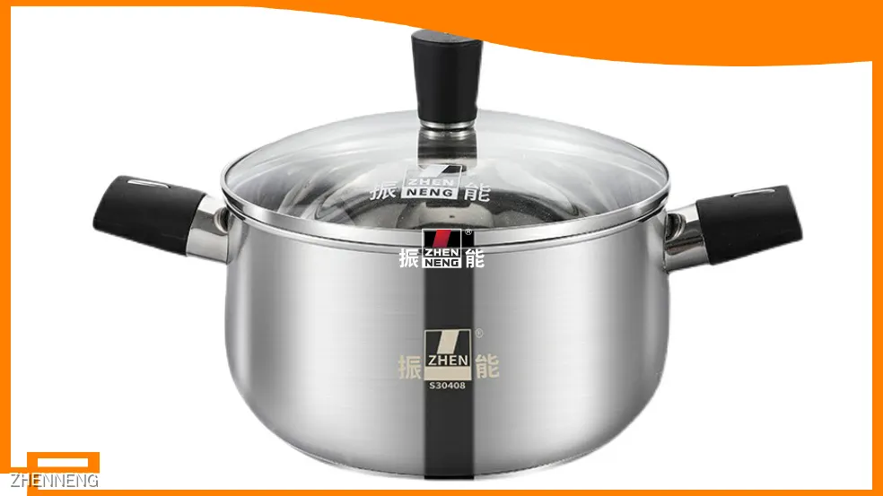 Casserole en acier inoxydable avec poignées en bakélite 1