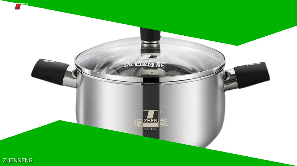 Stainless Steel Deep Casserole Pot with Bakelite Handles - Best Cookware 1