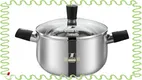 High-Quality Stainless Steel Deep Casserole Pot with Lid - Customize for Your Needs 1