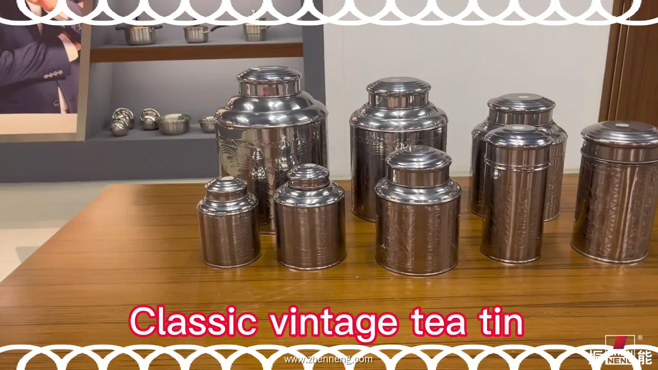 Premium Stainless Steel Tea Tin - Travel Size 1