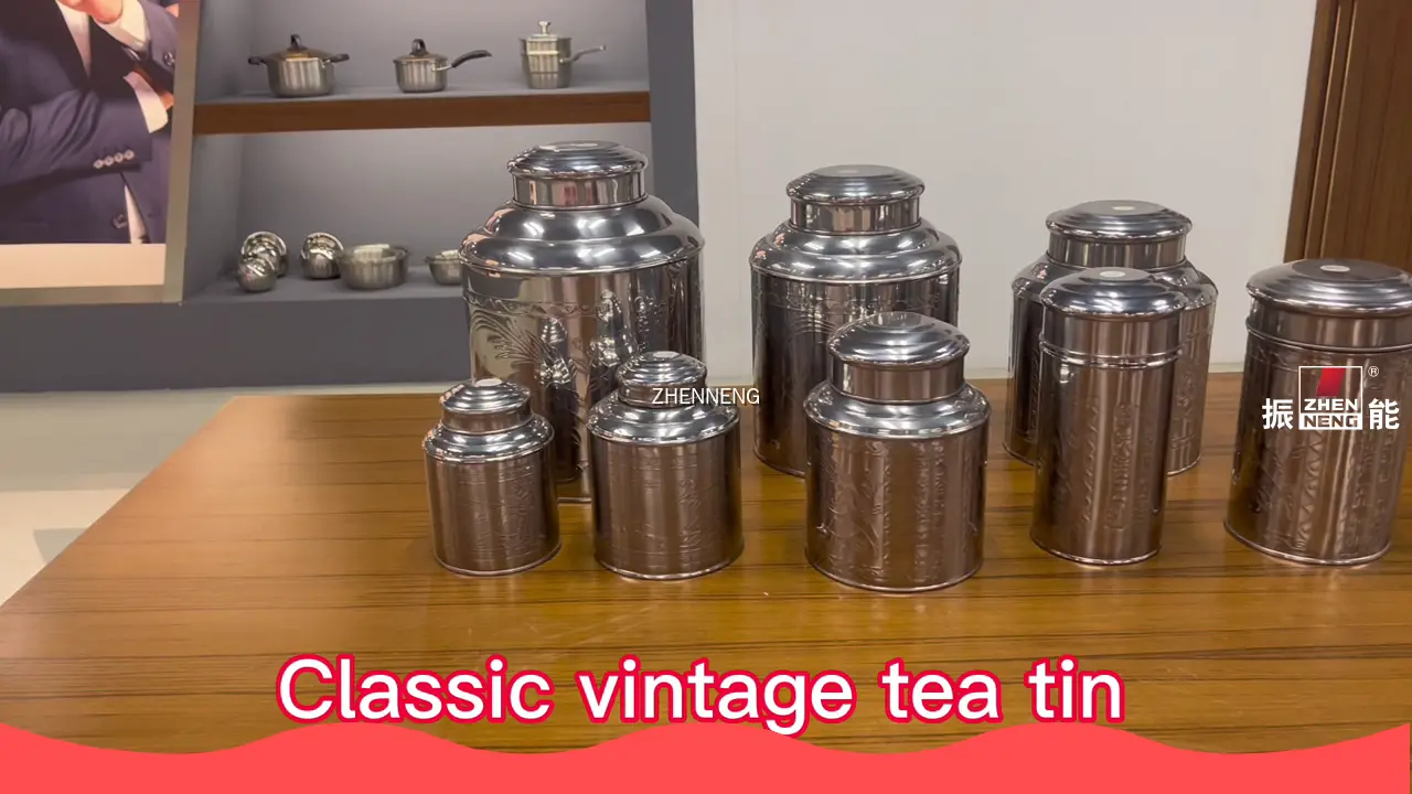 Stainless Steel Tea Tin – Leak-proof, Anti-rust Metal Container, Customizable 1