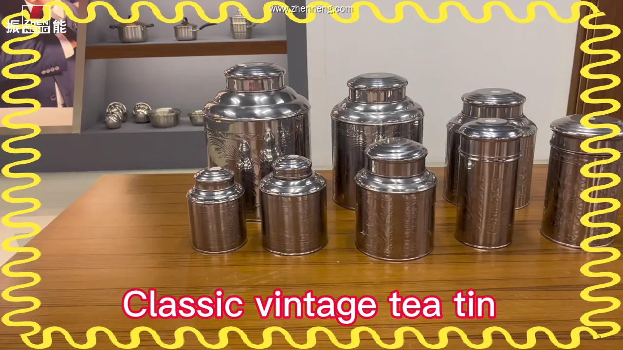 Stainless Steel Tea Tin Storage - Premium Quality 1