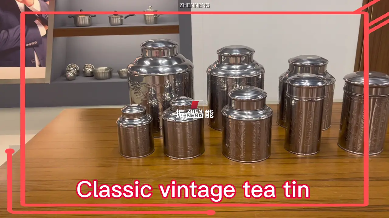 Stainless Steel Tea Tin Storage 1