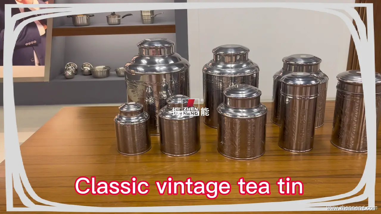 Stainless Steel Tea Tin - Travel Size 1