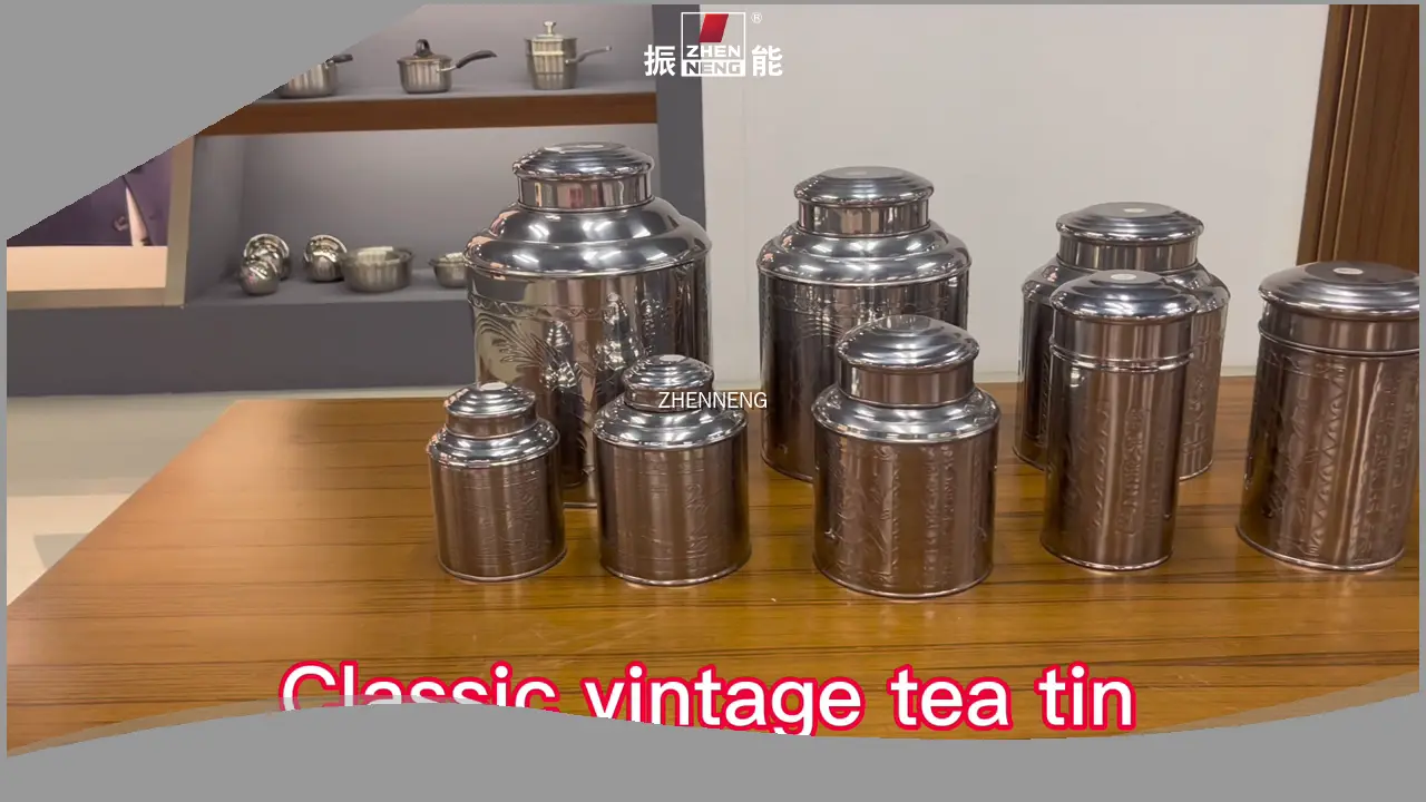 Stainless Steel Tea Tin Containers - Premium Quality 1