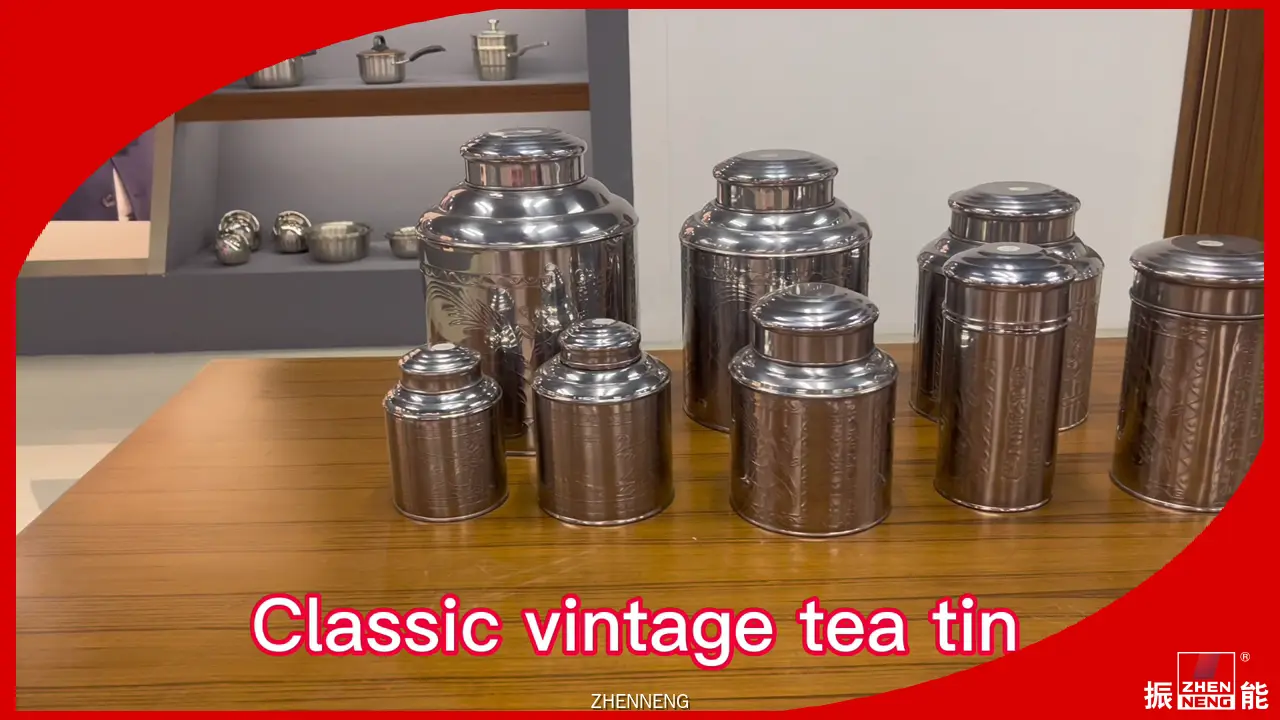 Stainless Steel Tea & Coffee Packaging Tin Can 1