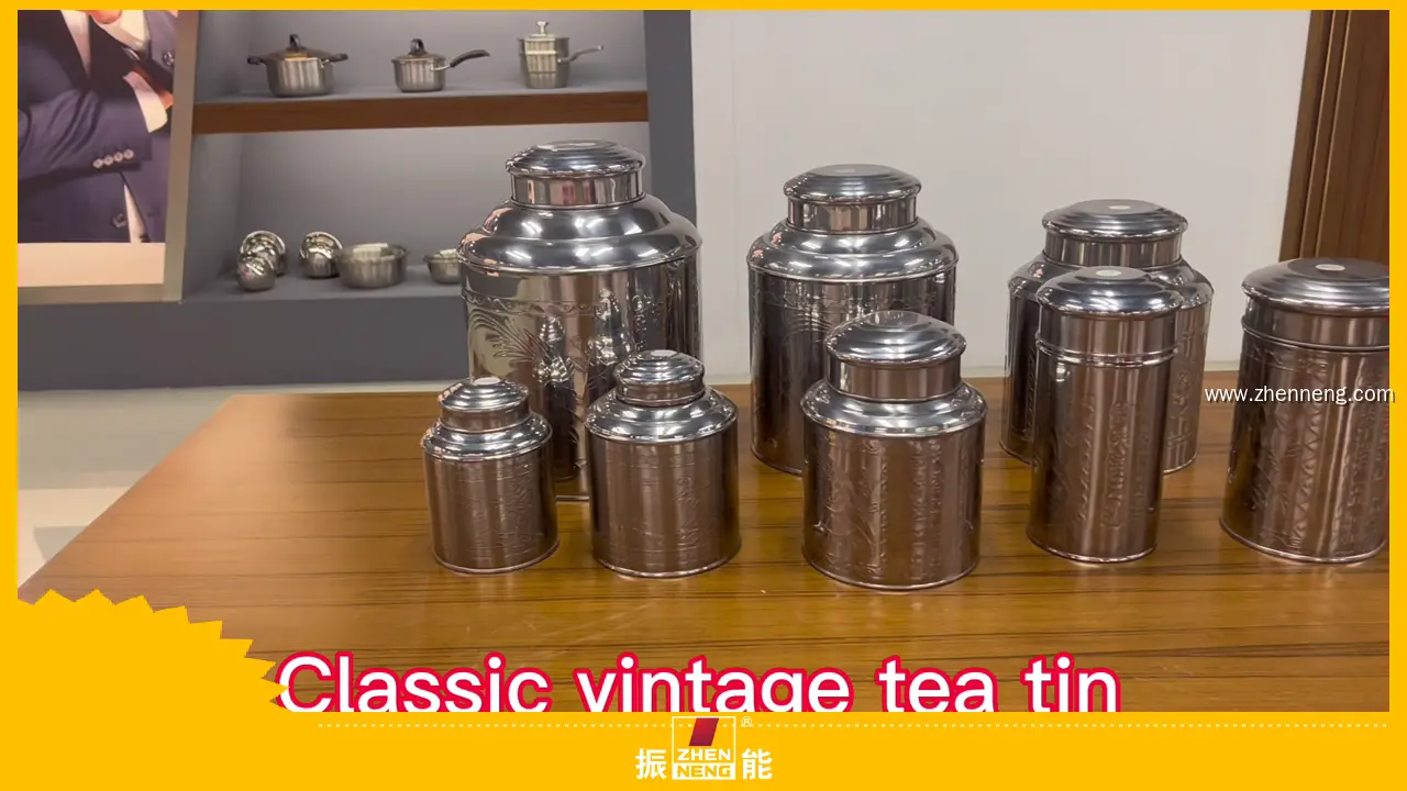 Lata de té de acero inoxidable: El mejor proveedor de envases para té y café. 1