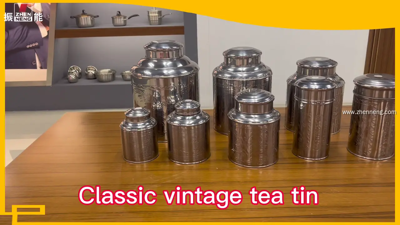 Stainless Steel Tea Tin Container - Best Supplier 1