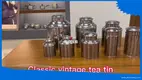 Stainless Steel Tea Tin - High Quality Supplier 1