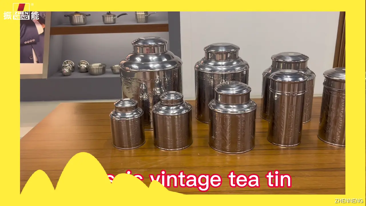Stainless Steel Tea Tin - Rust-Proof & Leak-Proof 1