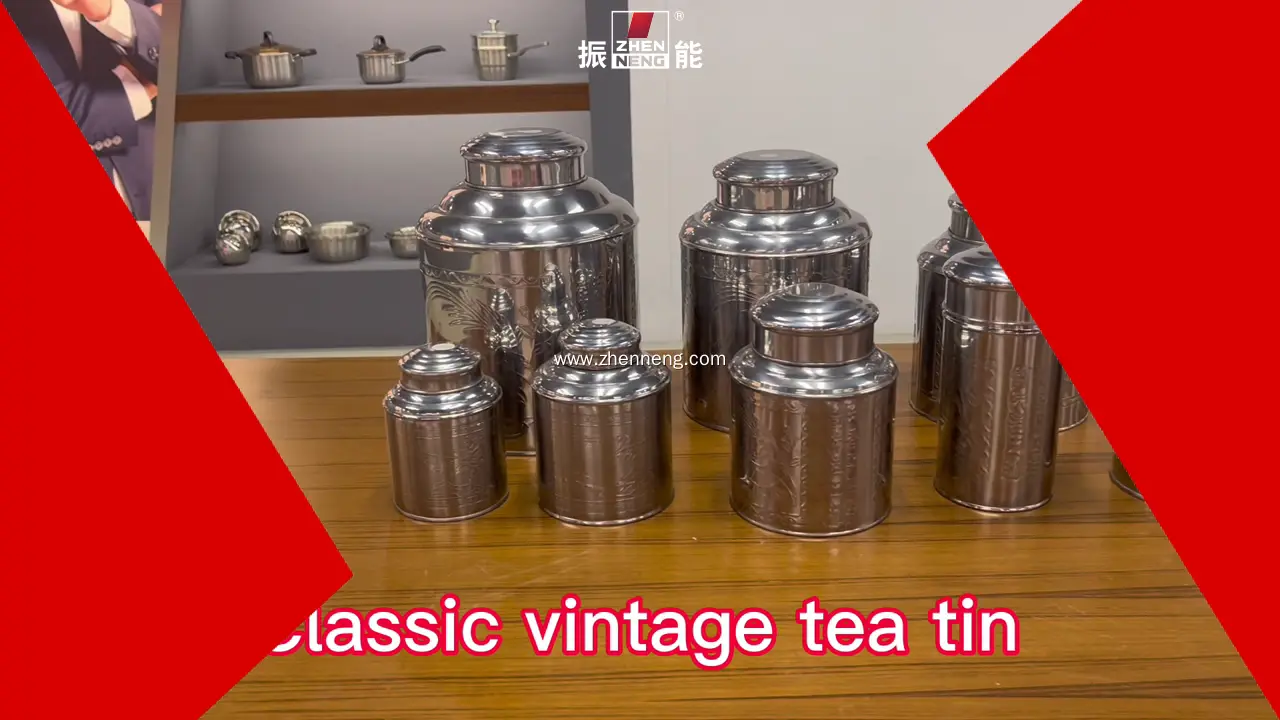 Lata de acero inoxidable para guardar té - Calidad superior1 1