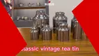 Lata de acero inoxidable para guardar té - Calidad superior1 1