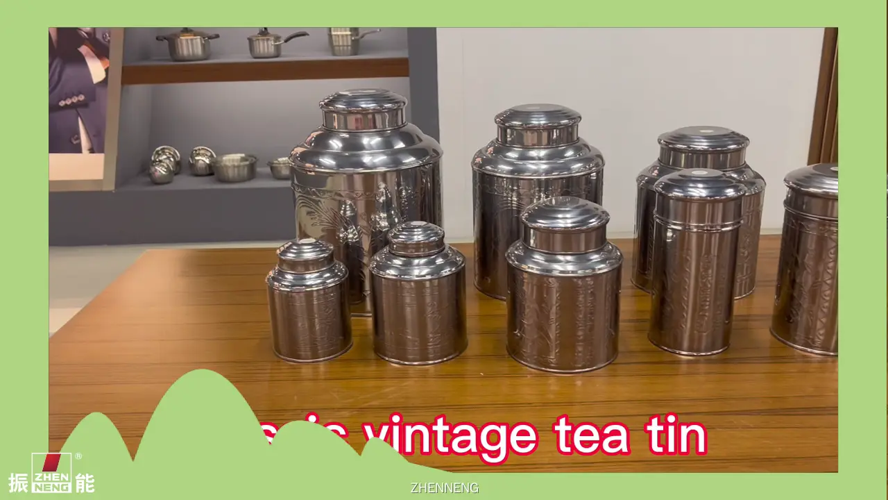 Anti-Rust Stainless Steel Tea Tin Supplier - Various Sizes Available 1