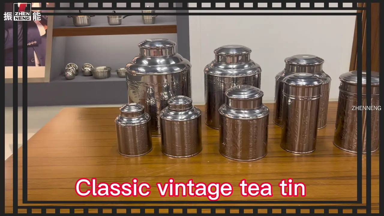 Custom Tea and coffee packaging tin can Company Manufacturer | ZHENNENG 1