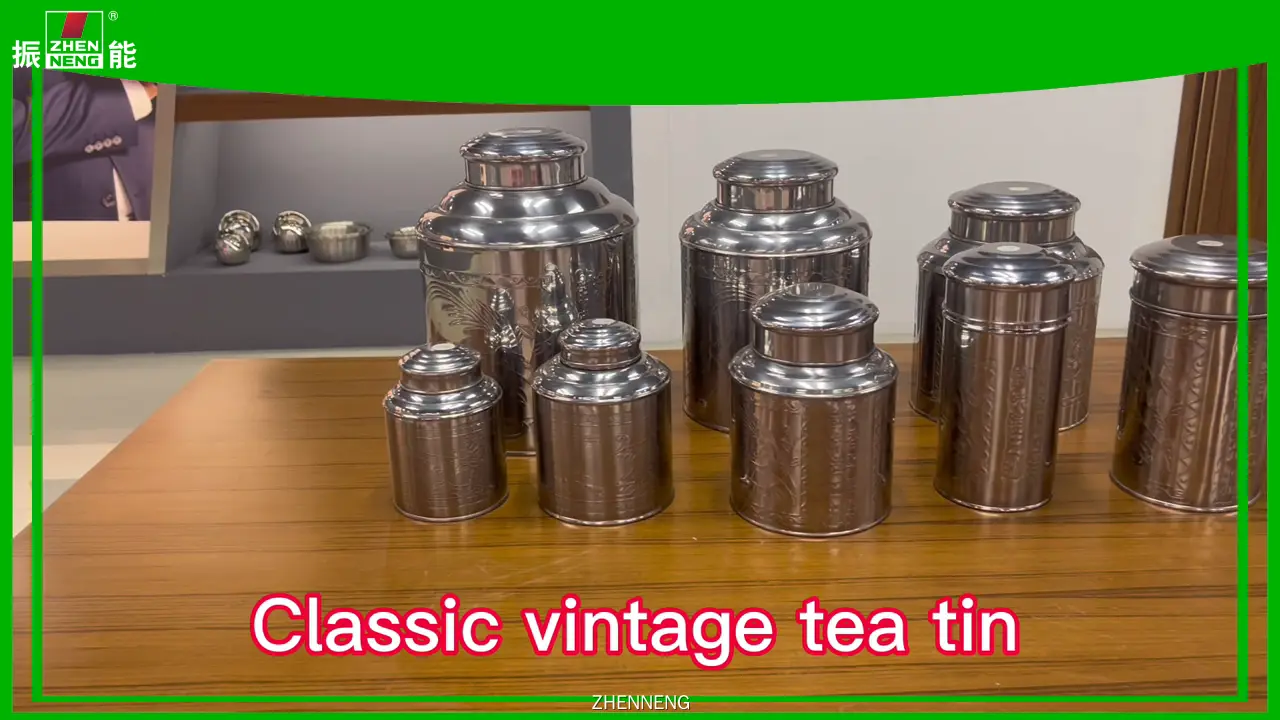 ZHENNENG | Custom Tea tin metal containers wholesaler 1