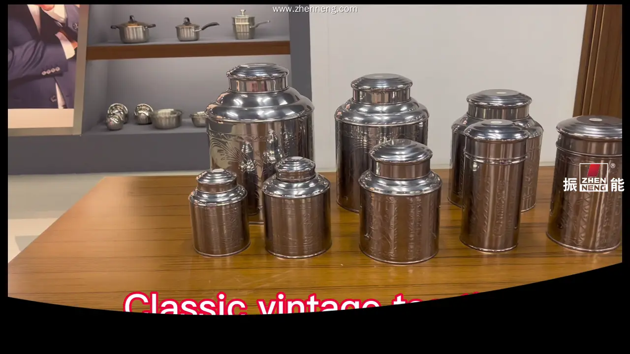 ZHENNENG | Wholesale Tea tin metal containers factory 1