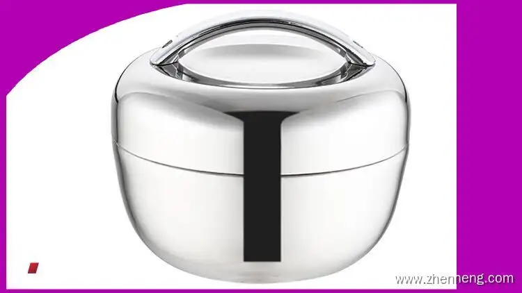 Custom Logo Apple Shape 304 Stainless Steel Lunch Box 1