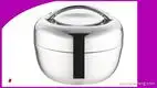 Custom Logo Apple Shape 304 Stainless Steel Lunch Box 1