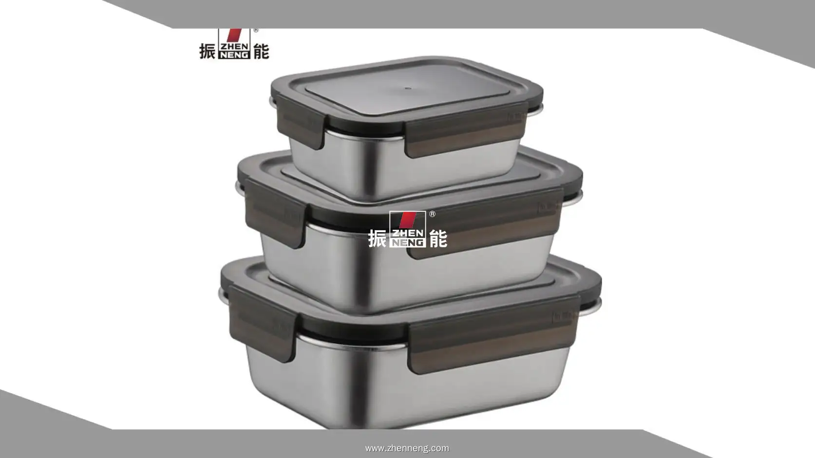 Custom stainless steel food containers Company Manufacturer | ZHENNENG 1