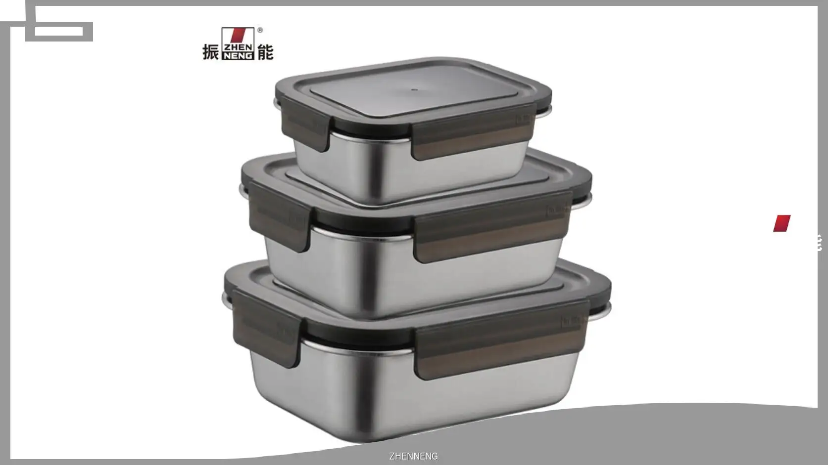 儿童不锈钢午餐盒 | 1000毫升容量 | 高品质 1