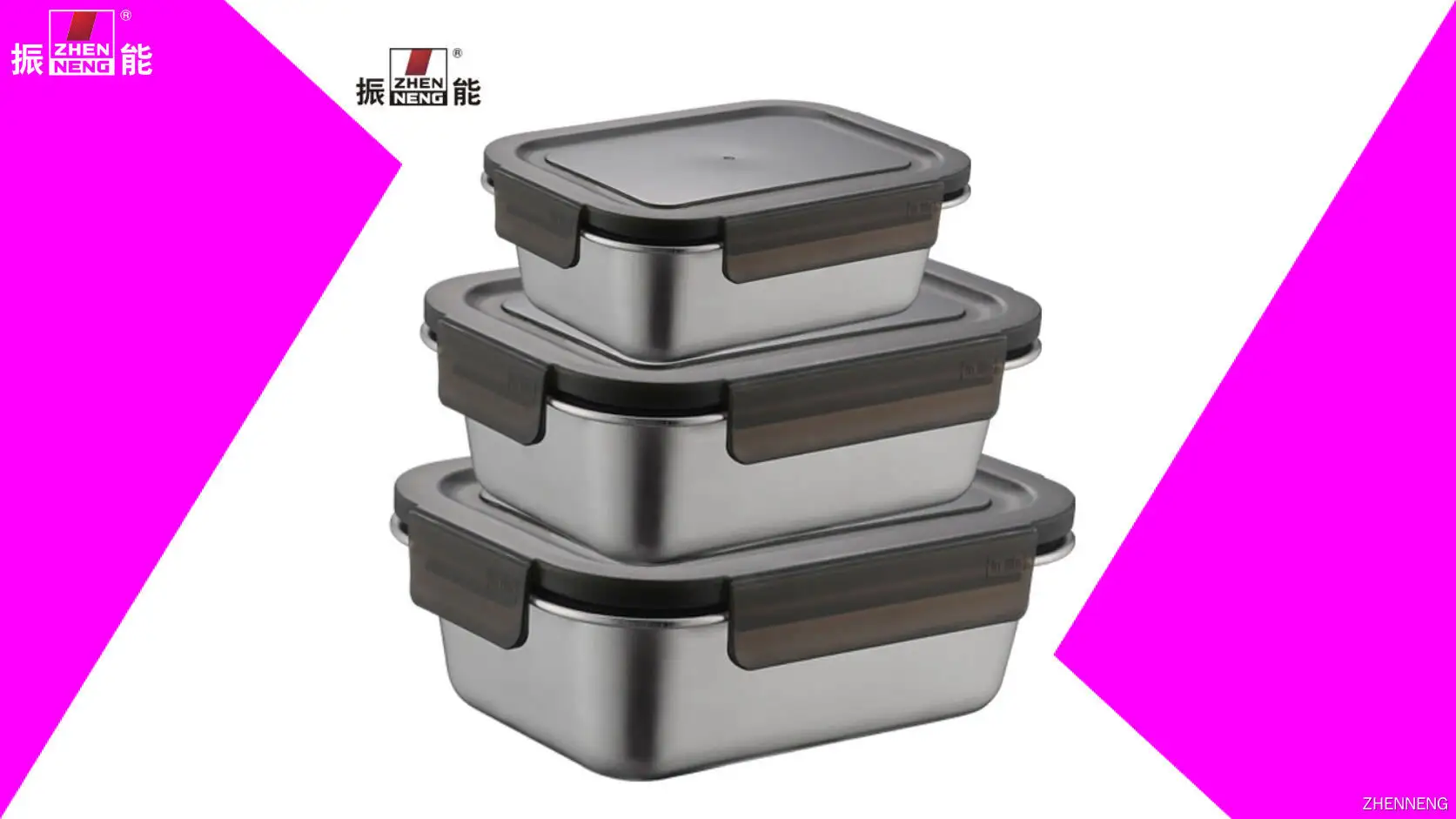 Stainless Steel Lunch Box 1000ml - Quality and Big Capacity 1