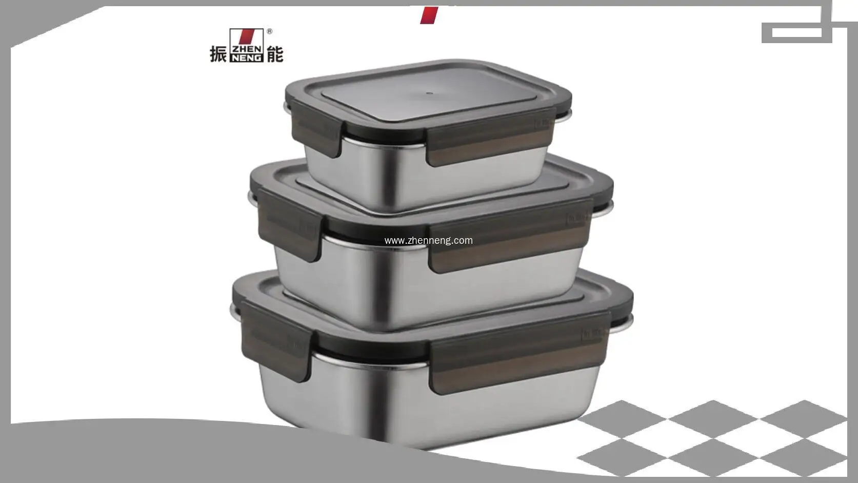 ZHENNENG Stainless Steel Snack Containers - Superior Quality, Customizable Design 1