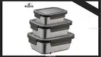 600ml Stainless Steel Food Storage Containers - High Efficiency & Cost-Saving 1