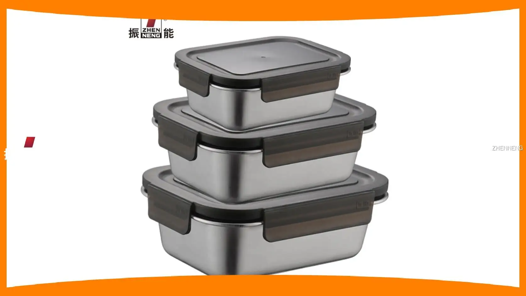 Stainless Steel Food Container - 600ml Leakproof Lunch Box 1