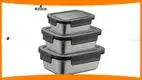 Stainless Steel Food Container - 600ml Leakproof Lunch Box 1