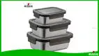 حاويات وجبات خفيفة من الفولاذ المقاوم للصدأ - عالية الكفاءة وموفرة للتكاليف 1