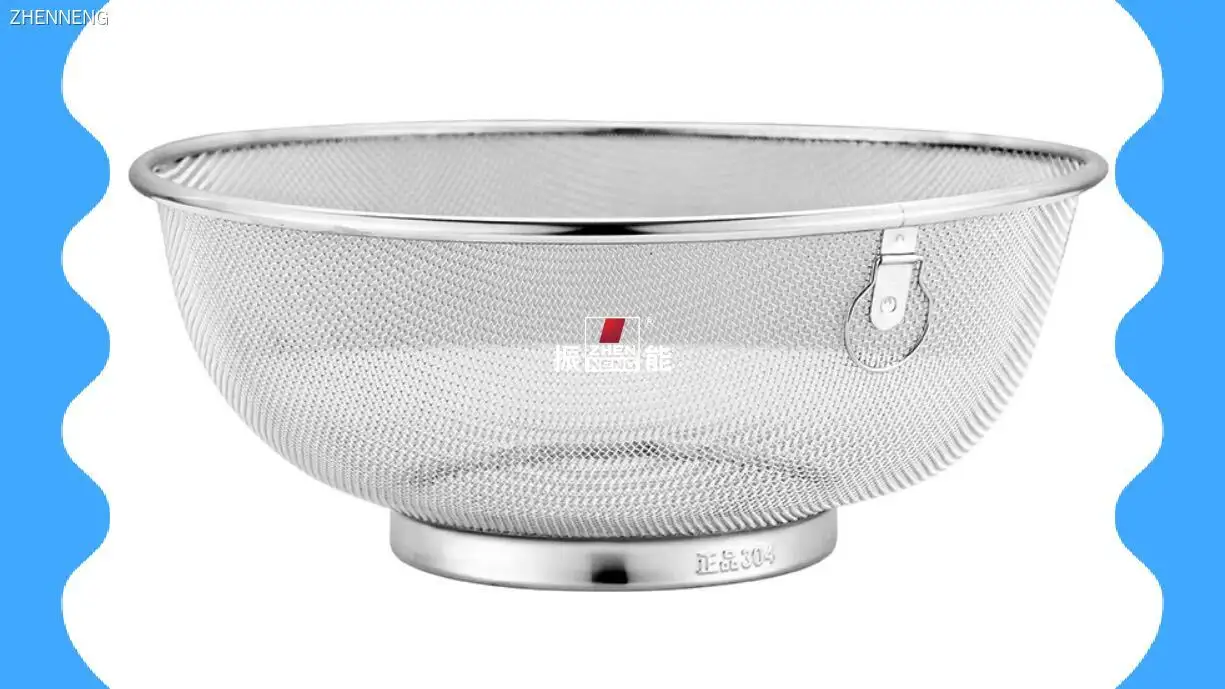 Thickened Stainless Steel 304 Rice Washing Sieve Drain Basket - Customizable & Durable 1