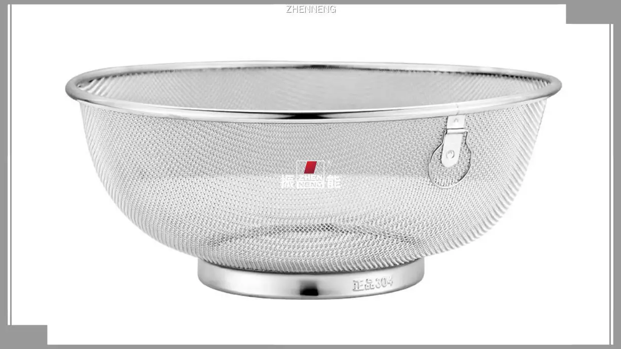 Reiswaschsieb-Abtropfkorb aus Edelstahl 304 – Größe anpassbar 1