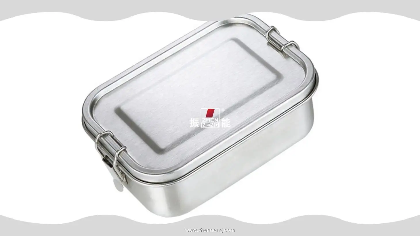 Leak-proof Stainless Steel Lunch Box - Customizable Size 1
