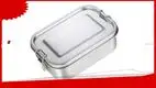 304 Stainless Steel Leak-proof Rectangular Lunch Box with Handle - Customizable Size - Perfect for All Ages - Wholesale 1