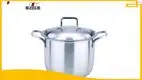 22cm Stainless Steel Stock Pot - Professional Grade Durability 1