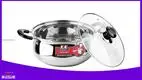 20cm Stainless Steel Stew Pot with Glass Lid - High Quality and Customizable 1