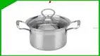 SUS304 Stainless Steel Soup Pot - High Quality 18cm Cookware 1