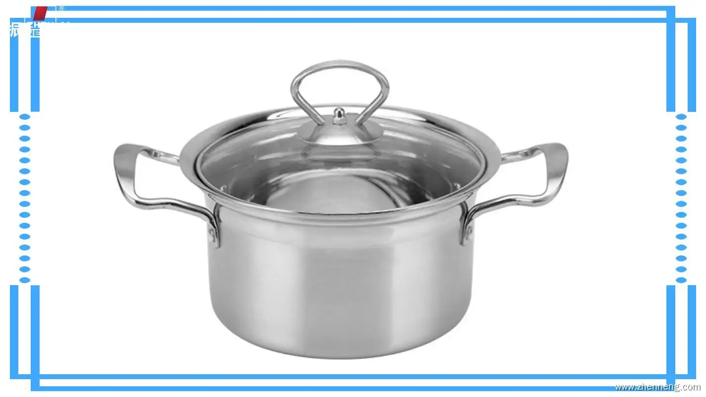 High Quality Stainless Steel Soup Pot with Double Handles 1