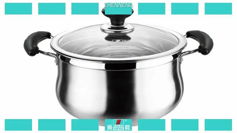 Stainless Steel Soup Pot with Glass Lid, 18cm - Superior Quality & Customizable 1