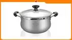 Stainless Steel 20cm Soup Pot with Glass Lid - High Performance & Quality 1