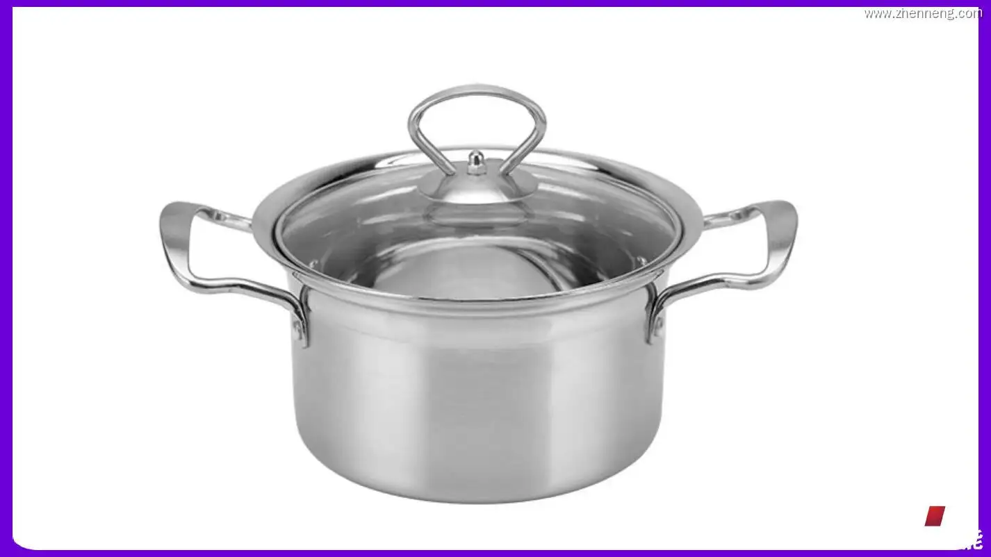 18cm Stainless Steel Soup Pot - Professional Cookware
 1