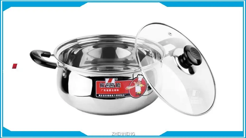 22cm Stainless Steel Soup Pot - Factory Direct Quality 1