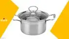 18cm Stainless Steel Soup Pot with Lid 1