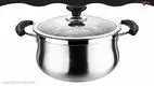 22cm Stainless Steel Soup Pot Steamer - Multi-Functional Kitchen Essential 1