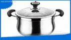 20cm Stainless Steel Drum Shape Soup Pot - Food Grade 1